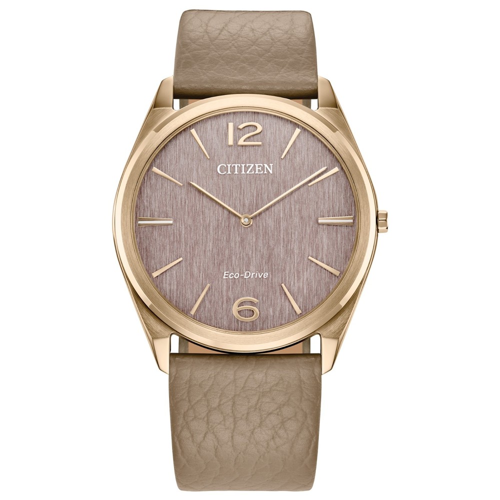 Citizen Men’s Sapphire Crystal Solar Eco-Drive Beige Watch 38 MM AR3123-00X