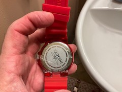 INVICTA TRANSLUCENT RED DIVER MODEL 32329 NEW BATTERY CHEAP! GRAB IT!!
