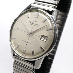 Seiko Seikomatic Self-Dater 15022DE 36mm Stainless Steel Silver #UW1753