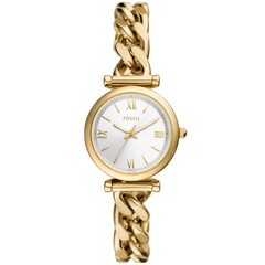 Fossil Women’s Carlie Silver Dial Watch – ES5329