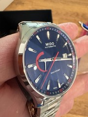 MIDO Multifort Automatic Blue Dial Ref. M038.424.11.041.00 Full Kit 42mm Watch