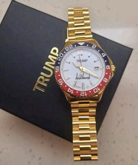 ON HAND Trump #365 Red White & Blue 18k Gold Plated Limited Edition Watch New