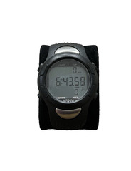 Medline Heart Rate Monitor Watch Pedometer K2 Black Digital New Battery 41mm