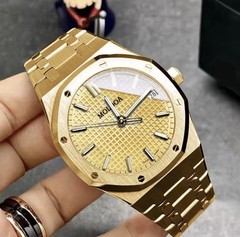 Men’s Skeleton Mechanical Luminous Waterproof Octagon Shaped Date Window Watch