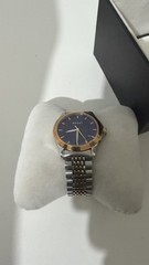 Gucci G-Timeless Silver Rose Gold Two Tone Steel Mens Watch YA126410