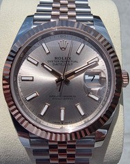 2026 UNWORN Rolex Datejust 126331 Rose and Silver Jubilee w/ Rose Gold Bezel
