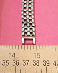 Ladies Vivani Rhinestone Dress Formal Watch – NEW Battery -Works Great MOP Dial
