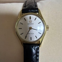 Omega De Ville Manual Hand-Winding Watch Vintage 19.5mm Silver Dial Ladies