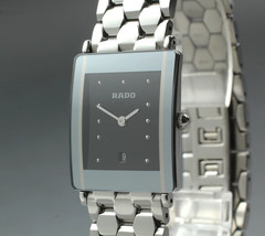 [NEAR MINT] Rado 160.0486.3 Integral Diastar Silver Qz Unisex Watch From JAPAN