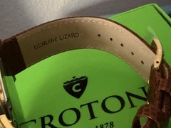 CROTON MEN’S WATCH M. CN 307266 NEW BATTERIES QUARTZ SWISS MADE NEW BATTERY