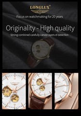 Automatic Mechanical Skeleton Waterproof Rome Elegant Mens Wristwatch Gift