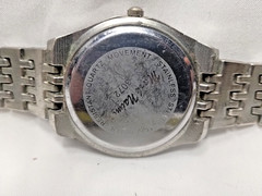 Mark Naimer Quartz Watch Chronograph Style Dial Stainless Band Repair