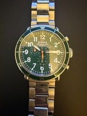 Shinola Runwell Green Sport Chrono Watch 48mm