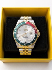 Invicta Pro Diver Heritage Men’s Watch – 43mm, Gold/Stainless Steel 40010