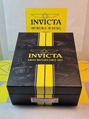 Invicta Special Edition Replica Racing Car w/ Invicta Burnout Watch (49044) New!