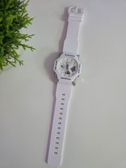 Casio G-SHOCK Analog-Digital Quartz 45mm White Resin Strap 200m WR