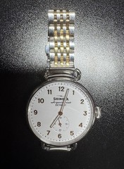 Shinola The Runwell Men’s Watch 38mm Stainless Steel Argonite 1069