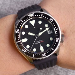 20ATM Diver Tandorio 37mm Sapphire Glass Ceramic Bezel Lume Japan NH35 Men Watch