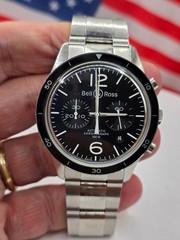 BELL &ROSS BR126-95-SP AUTOMATIC 42mm WATCH CHRONOGRAPH