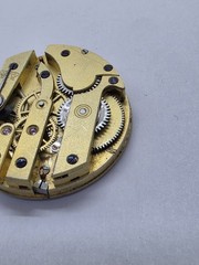 Vintage Pocket Watch Movement Cylinder Sub Second Hands Good Balance Main Spring