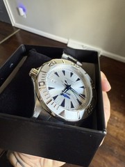Invicta Men’s Watch Signature Ocean Ghost III Silver Tone Dial Bracelet 7033