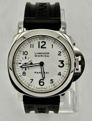 Panerai Luminor Marina 44mm White Dial PAM113 Box & Papers – Great Condition