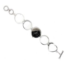 Ladies Watch Geneva Recycle Climate Silver Enamel Watch Band #1007