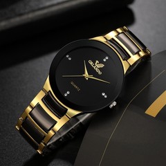 Waterproof Men Watch Stainless Steel Quartz Luminous Classic Business 1pcs