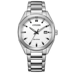 Citizen Collection BM7620-83A Eco-Drive White Dial Stainless Steel Men Watch NEW