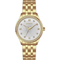 Invicta Men’s Watch Specialty Quartz White Dial Yellow Gold Steel Bracelet 69216