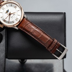 CARL F. BUCHERER Manero Moonphase 38mm R/Gold & S/Steel Watch 00.10909.07.15.01