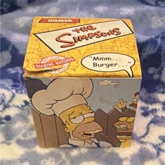 The Simpsons Homer Talking Wristwatch Quartz Analog Black Plastic w/ Box