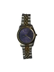 Embassy Watch Women Silver And Gold Two Tone Adjustable Band