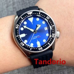 20ATM Diver Tandorio 37mm Sapphire Glass Ceramic Bezel Lume Japan NH35 Men Watch
