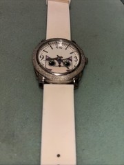 FMD Watch Cat Cartoon Face FMDWS130 White Band Japan Movement