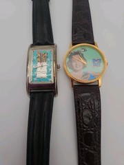 Pair Of 1990s Vintage Collectible Nick At Nite Nickelodeon Watches Donna Reed