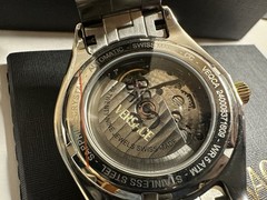 Versace 29 Jewels Automatic Mens Watch Exhibition Back HELLENYIUM BNIB rrp £1150