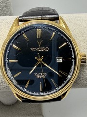 Vincero Kairos New Battery Mens Watch 42MM 8″ Leather Band