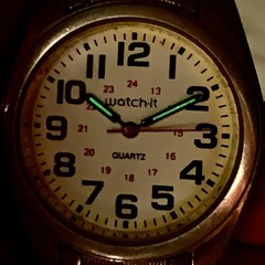 WATCH•IT By ADVANCE Men’s Vintage Military Field Wristwatch Working New Battery