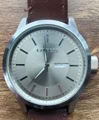 Express Men’s 42MM Watch 1901 Water Resistant 30M New Battery – Working