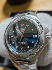 TAG Heuer Kirium WL1113-0 Professional 200M Blue Dial Quartz Men Watch Stainless