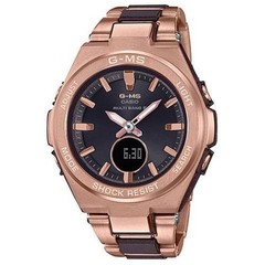 CASIO Baby-G G-MS MSG-W200CG-5AJF Solar Radio Analog Digital Watch Pink Gold