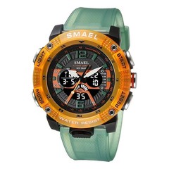 SMAEL Sport Watch Men Digital Stopwatch LED Light Alarm Watches for Students Boy
