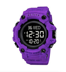 Activa Kadron X Invicta Digital Men’s Watch – 53mm, Purple (ACW1968-012)