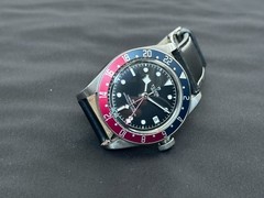 Tudor Black Bay GMT Pepsi M79830RB Automatic Watch with Box – Black Leather Stra