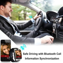 Touch Screen Smart Watch Bluetooth Phone Unlocked T-Mobile SIM Call for Android