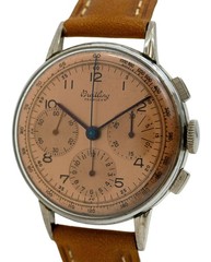 1940’s Breitling 37.5mm Men’s Premier Swiss Cal. 178 Chronograph Watch Ref: 734!