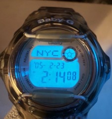 Casio Baby-G Digital Quartz Sports Watch Smoke Grey Resin BG-169 Module 3189