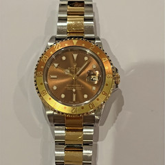 ROLEX GMT-Master II 16713 Root Beer Steel Yellow Gold 2002 with box