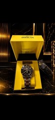 Invicta Pro Diver Men’s Quartz Two-Tone Bracelet Black Dial Date 200m Box